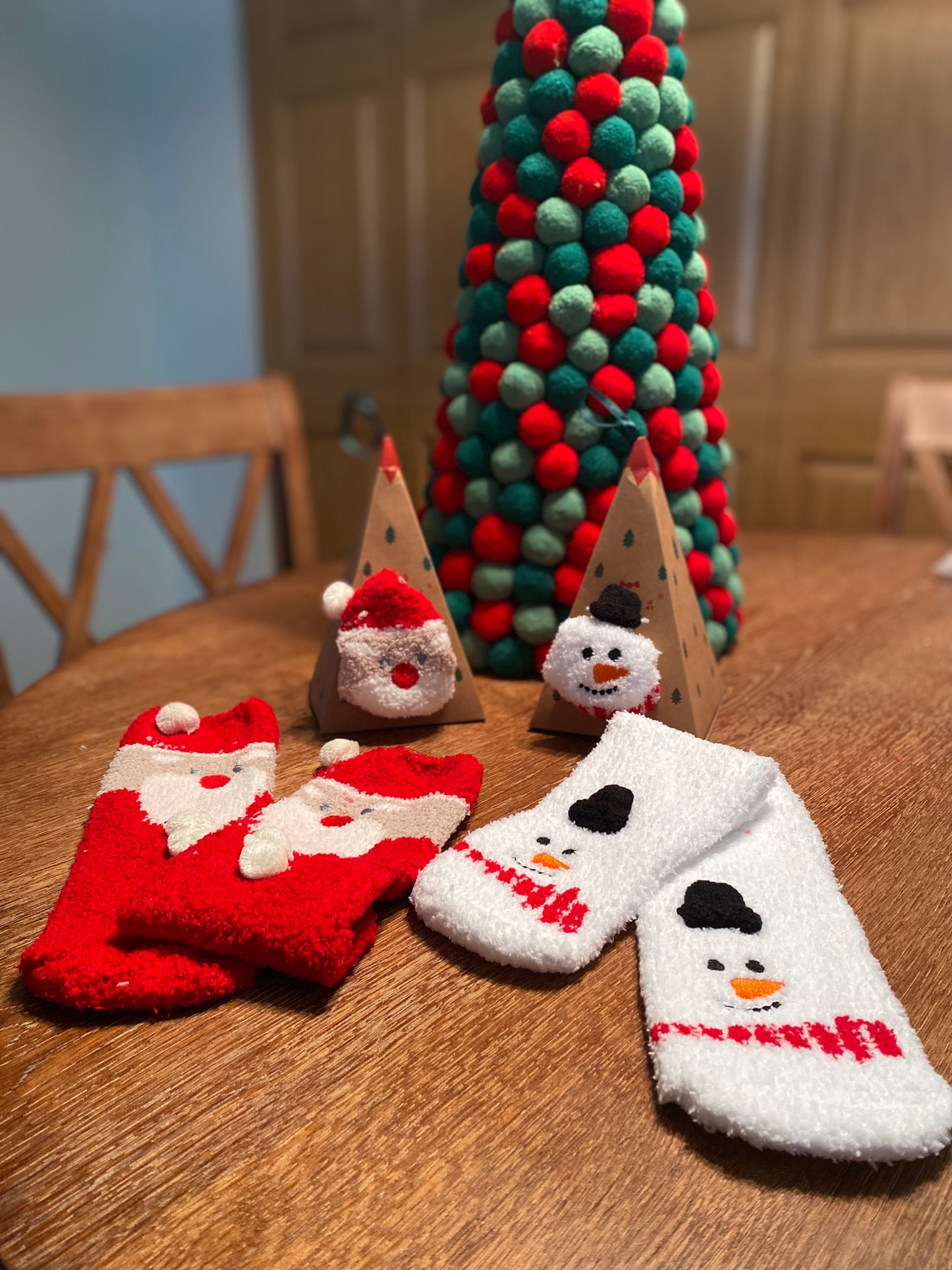 Plush Christmas Socks